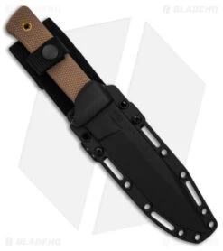 Cold Steel SRK Search Rescue Fixed Blade Knife Tan Polymer (6" Black ) 2 Cold Steel SRK Search Rescue Fixed Blade Knife Tan Polymer (6" Black ) -Blade HQ Cold Steel SRK Search Rescue FB Knife Tan Polymer 6in Black BHQ 158054 td side