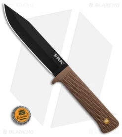 Cold Steel SRK Search Rescue Fixed Blade Knife Tan Polymer (6" Black ) 3 Cold Steel SRK Search Rescue Fixed Blade Knife Tan Polymer (6" Black ) -Blade HQ Cold Steel SRK Search Rescue FB Knife Tan Polymer 6in Black BHQ 158054 td size