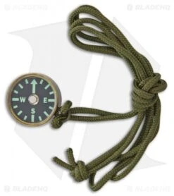 Combat Ready Cognizant Green Brass Compass CBR337