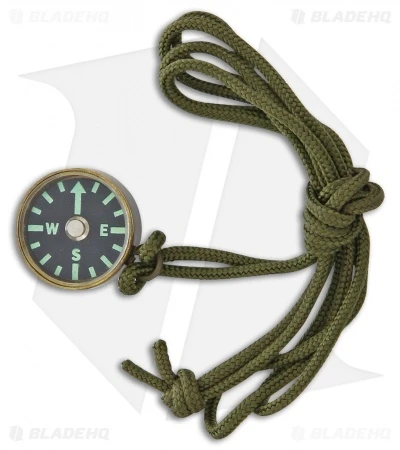 Combat Ready Cognizant Green Brass Compass CBR337 Combat Ready Cognizant Green Brass Compass CBR337 -Blade HQ Combat Ready Cognizant Green Brass Compass BP 20584 jr