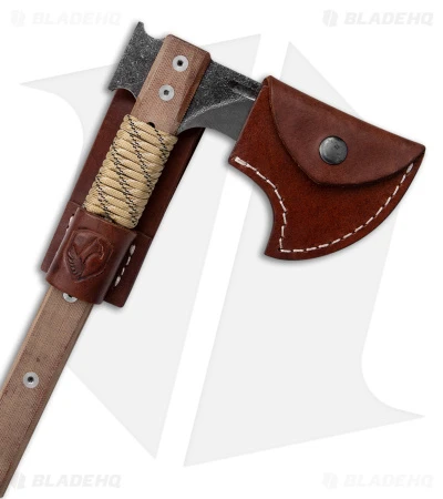 Condor Tactical P.A.S.S. 15" Hawk Axe w/ Leather Sheath Condor Tactical P.A.S.S. 15" Hawk Axe W/ Leather Sheath -Blade HQ Condor Tactical P.A.S.S. 15in Hawk Axe Leather Sheath BHQ 140200 jr sheath