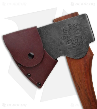Conrad Blacksmithing 4.5lb Felling Axe Jatoba Handle (5.75" S7) #37 Conrad Blacksmithing 4.5lb Felling Axe Jatoba Handle (5.75" S7) #37 -Blade HQ Conrad Blacksmithing 4.5lb Super Splitter Wood Handle Natural Finish BHQ 173710 jr sheath