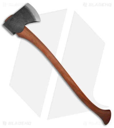 Conrad Blacksmithing 4.5lb Felling Axe Jatoba Handle (5.75" S7) #37 Conrad Blacksmithing 4.5lb Felling Axe Jatoba Handle (5.75" S7) #37 -Blade HQ Conrad Blacksmithing 4.5lb Super Splitter Wood Handle Natural Finish BHQ 173710 jr side