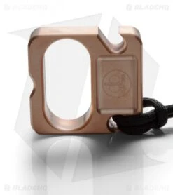 DB Customs Small Crook Double Knuck Bottle Opener EDC Keychain Copper