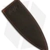 Deejo 27g Brown Leather Sheath W/ Orange Stitching