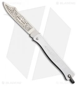 Douk-Douk Les Chromes Slip Joint Knife Silver (3" Satin) DD815CHPM