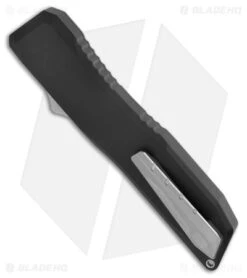 EOS Harpoon OTF Automatic Knife Dagger Black Aluminum (3.75" Two-Tone Red) 2 EOS Harpoon OTF Automatic Knife Dagger Black Aluminum (3.75" Two-Tone Red) -Blade HQ EOS Harpoon OTF Auto Dagger Black Aluminum Raw TT Red BHQ 176938 jr side