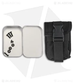 ESEE Survival Tin Pouch Black Cordura