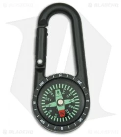 Explorer Clip Guide Carabiner Compass Black