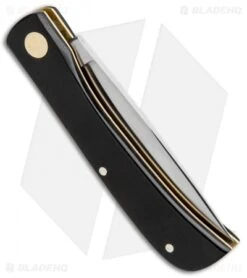 Eye Brand Sodbuster Jr Slip Joint Knife Black (2.87" Satin) -Blade HQ Eye Brand Sodbuster Jr SJ Black Satin GE99JRBL BHQ 87046 jr side