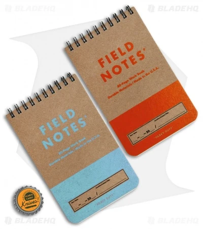 Field Notes Set of Two Heavy Duty 80-Page Work Books (Blue/Red) FNC-47 Field Notes Set Of Two Heavy Duty 80-Page Work Books (Blue/Red) FNC-47 -Blade HQ Field Notes Heavy Duty FNC 47 80 Page Work Book Orange Blue BHQ 114346 jr bottlecap