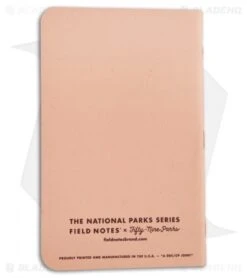 Field Notes National Parks - Series B: Grand Canyon, Joshua Tree, Mt. Rainier -Blade HQ Field Notes National Parks Series B Grand Canyon Joshua Tree Mt. Rainier 3 Pack Memo Books FNC 43b BHQ 100071 jr grand canyon back