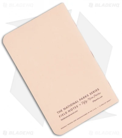 Field Notes National Parks - Series F: Glacier, Volcanoes, Everglades Field Notes National Parks - Series F: Glacier, Volcanoes, Everglades -Blade HQ Field Notes National Parks Series F Glacier Volcanoes Everglade BHQ 134769 jr 3 back