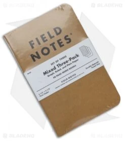 Field Notes Starter Kit Notebook/Pencils Combo Kit FNK-01 -Blade HQ Field Notes Starter Kit FNK 01 BHQ 114349 LS 3pack