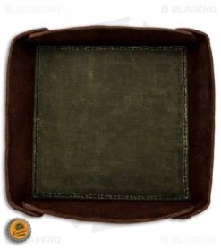 Fire Hall Knife & Leather Large Valet Tray With Canvas -Blade HQ Fire Hall Knife and Leather Large Valet Tray Canvas BHQ 91193 jr bottlecap