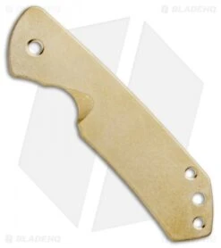 Flytanium Brass Scale For Spyderco Brouwer Knife