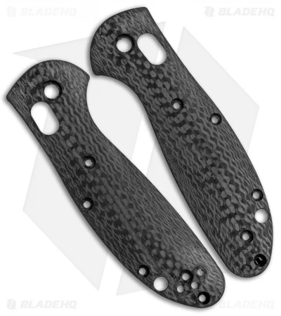 Flytanium Custom Carbon Fiber Scales for Benchmade Mini Griptilian - Black Flytanium Custom Carbon Fiber Scales For Benchmade Mini Griptilian - Black -Blade HQ Flytanium CF Mini Griptilian Scales BHQ 93938 jr
