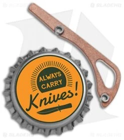 Flytanium Copper Bugout Backspacer For Benchmade Bugout -Blade HQ Flytanium Copper Bugout Backspacer Benchmade Bugout BHQ 116631 jr bottlecap