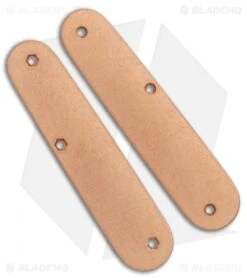 Flytanium Contoured Copper Scales For Victorinox Cadet Swiss Army Knife (84mm)