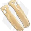Flytanium Crossfade Brass Scales For Benchmade MINI Bugout Knife