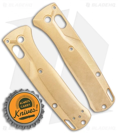 Flytanium Crossfade Brass Scales for Benchmade MINI Bugout Knife Flytanium Crossfade Brass Scales For Benchmade MINI Bugout Knife -Blade HQ Flytanium Crossfade Brass Scales for Benchmade Mini Bugout BHQ 135984 jr bottlecap