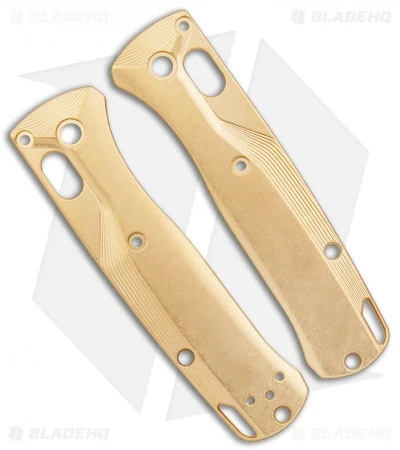 Flytanium Crossfade Brass Scales for Benchmade MINI Bugout Knife Flytanium Crossfade Brass Scales For Benchmade MINI Bugout Knife -Blade HQ Flytanium Crossfade Brass Scales for Benchmade Mini Bugout BHQ 135984 jr