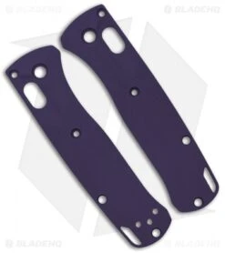Flytanium Crossfade Purple G-10 Scales For Benchmade Mini Bugout Knife
