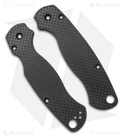 Flytanium Classic Carbon Fiber Scales For Spyderco Paramilitary 2 Knife