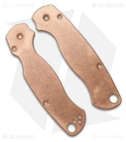 Flytanium Classic Copper Scales For Spyderco Paramilitary 2 Knife - Antique SW