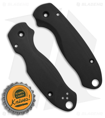 Flytanium Lotus Black G-10 Scales for Spyderco Paramilitary 3 Knife Flytanium Lotus Black G-10 Scales For Spyderco Paramilitary 3 Knife -Blade HQ Flytanium Lotus Black G 10 Scales for Spyderco Para 3 Knife BHQ 178402 jr bottlecap