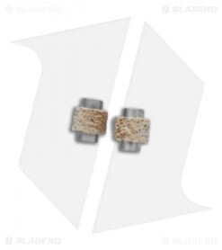 Flytanium Natural Canvas Micarta Barrel Spacer Set For Benchmade Bugout