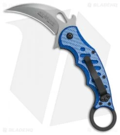 Fox Karambit Folding Knife Blue Twill G-10 (3" SW) 479BLTSW