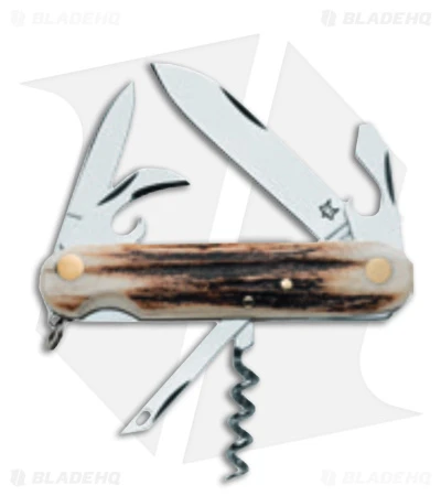 Fox Knives Venator 6-in-1 Multi-Purpose Penknife Deer Horn (2.8" Polish) Fox Knives Venator 6-in-1 Multi-Purpose Penknife Deer Horn (2.8" Polish) -Blade HQ Fox Knives Venator 6 in 1 Multi Purpose Penknife Deer Horn 2in polish BHQ 179864 td