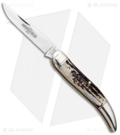 GEC #12 Northfield UN-X-LD Toothpick Slip Joint Knife (4.0" Sambar Stag) 128119