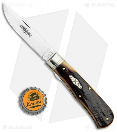 GEC #23 Pioneer Trapper Knife 3.75" Liner Lock Antique Autumn Natural Bone GEC #23 Pioneer Trapper Knife 3.75" Liner Lock Antique Autumn Natural Bone -Blade HQ GEC 23 Pioneer Trapper LL Antique Autumn Natural Bone BHQ 115084 jr bottlecap