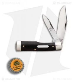 GEC #44 Tidoute Gunstock Buffalo Jack Pocket Knife 3.375" Gabon Ebony Wood -Blade HQ GEC 44 Tidoute Gunstock Buffalo Jack Gabon Ebony wood BHQ 87290 er bottlecap