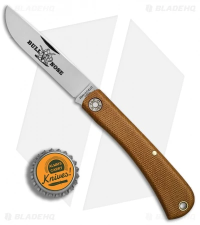 GEC #71 Farm & Field Bull Nose Slip Joint Natural Canvas Micarta (3.1" Satin) GEC #71 Farm & Field Bull Nose Slip Joint Natural Canvas Micarta (3.1" Satin) -Blade HQ GEC 71 Farm Field Bull Nose Slip Joint Natural Canvas Micarta BHQ 84236 er bottlecap