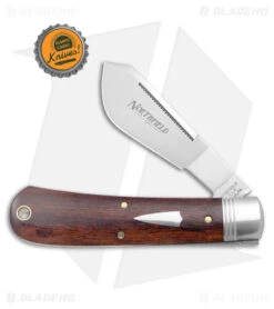 GEC#74 NF Tidioute Northfield UN-X-LD Pocket Knife 3" Chechen Rosewood 749123 NF -Blade HQ GEC 74 NF Tidioute Northfield UN X LD Pocket Knife Chechen Rosewood 749123 NF BHQ 180557 KC bottlecap
