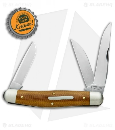 GEC #82 Tidioute Cutlery Dixie Stockman Pocket Knife 4.1" Nat Micarta 828318 GEC #82 Tidioute Cutlery Dixie Stockman Pocket Knife 4.1" Nat Micarta 828318 -Blade HQ GEC 82 Tidioute Cutlery Dixie Stockman Nat Micarta 828318 BHQ 92519 jr bottlecap