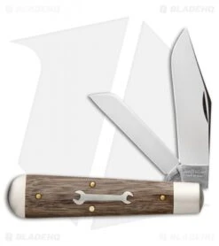 GEC #86 Tidioute Cutlery Oil Field Jack Pocket Knife Sucker Rod Wood 861219