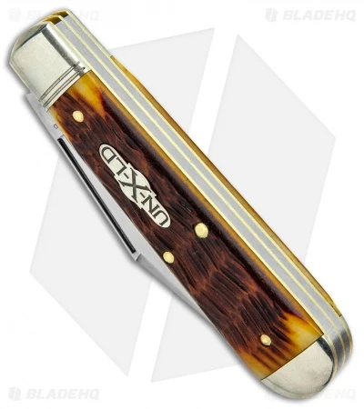 GEC #86 Northfield UN-X-LD Oil Field Jack Pocket Knife Gold Jigged Bone 861219 GEC #86 Northfield UN-X-LD Oil Field Jack Pocket Knife Gold Jigged Bone 861219 -Blade HQ GEC Northfield UN X LD Oil Field Jack Gold Jigged Bone 861219 BHQ 104254 jr spine