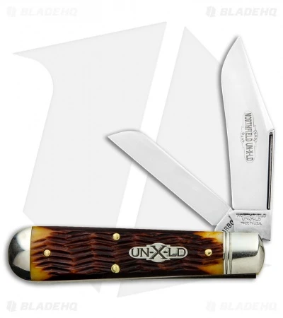 GEC #86 Northfield UN-X-LD Oil Field Jack Pocket Knife Gold Jigged Bone 861219 GEC #86 Northfield UN-X-LD Oil Field Jack Pocket Knife Gold Jigged Bone 861219 -Blade HQ GEC Northfield UN X LD Oil Field Jack Gold Jigged Bone 861219 BHQ 104254 jr