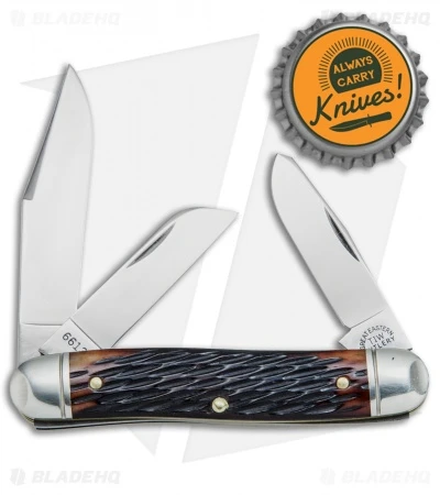GEC #66 Northfield UN-X-LD Calf Roper Pocket Knife 3.3" Hemlock Jig Bone 661317 GEC #66 Northfield UN-X-LD Calf Roper Pocket Knife 3.3" Hemlock Jig Bone 661317 -Blade HQ GEC Tidioute Cutlery Calf Roper Hemlock Jig Bone 661317 BHQ 77698 jr bottlecap