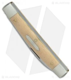 GEC #13 Tidioute Cutlery Clerk Pocket Knife 3.6" Muslin Micarta 130217 -Blade HQ GEC Tidioute Cutlery Clerk muslin micarta BHQ 76212 er spine