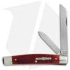 GEC #13 Tidioute Cutlery Speaker Jack Pocket Knife 3.6" Rust Red Jig Bone 133217