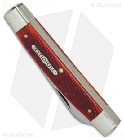 GEC #13 Tidioute Cutlery Speaker Jack Pocket Knife 3.6" Rust Red Jig Bone 133217 GEC #13 Tidioute Cutlery Speaker Jack Pocket Knife 3.6" Rust Red Jig Bone 133217 -Blade HQ GEC Tidioute Cutlery Speaker Jack Rust Red Jig Bone BHQ 76207 er spine