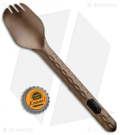 Gerber Devour Multi-Fork Eating Tool (Bronze) 31-003420N Gerber Devour Multi-Fork Eating Tool (Bronze) 31-003420N -Blade HQ Gerber Devour Mini Fork Eating Tool Bronze 31 003420N BHQ 93288 jr bottlecap