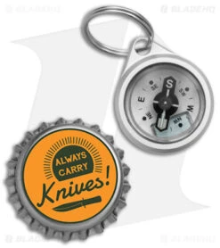 Glow Rhino Waypoint Compass Keychain -Blade HQ Glow Rhino The Waypoint Compass BHQ 139589 jr bottlecap