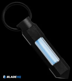 Glow Rhino Black Nitride Blue Tritium Glow Fob (1.5" Black) 2 Glow Rhino Black Nitride Blue Tritium Glow Fob (1.5" Black) -Blade HQ Glow Rhino Tritium Fob Blue BHQ 143481 jr glow