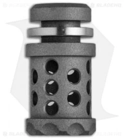 Grumpy's EDC Titanium Barrel Muzzle Brake Bead - Blasted/Machined Finish